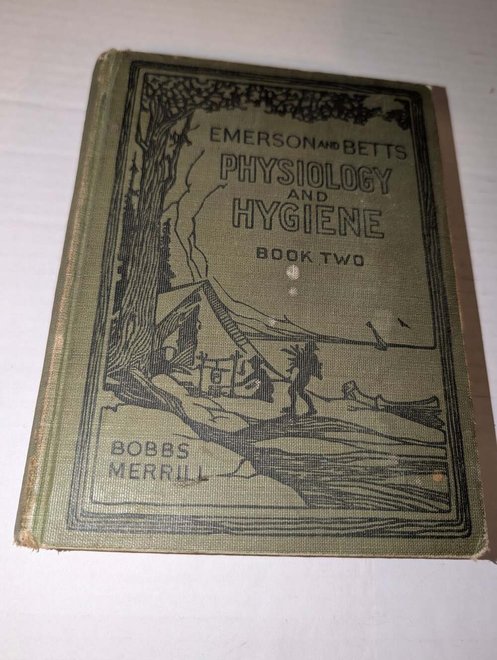 Antique 1928 Emerson's & Bets Physiology Hygiene Book Two